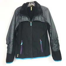 Lole Womens Medium Jacket Full Zip Cozy Fleece Snug 2 Active 8 10