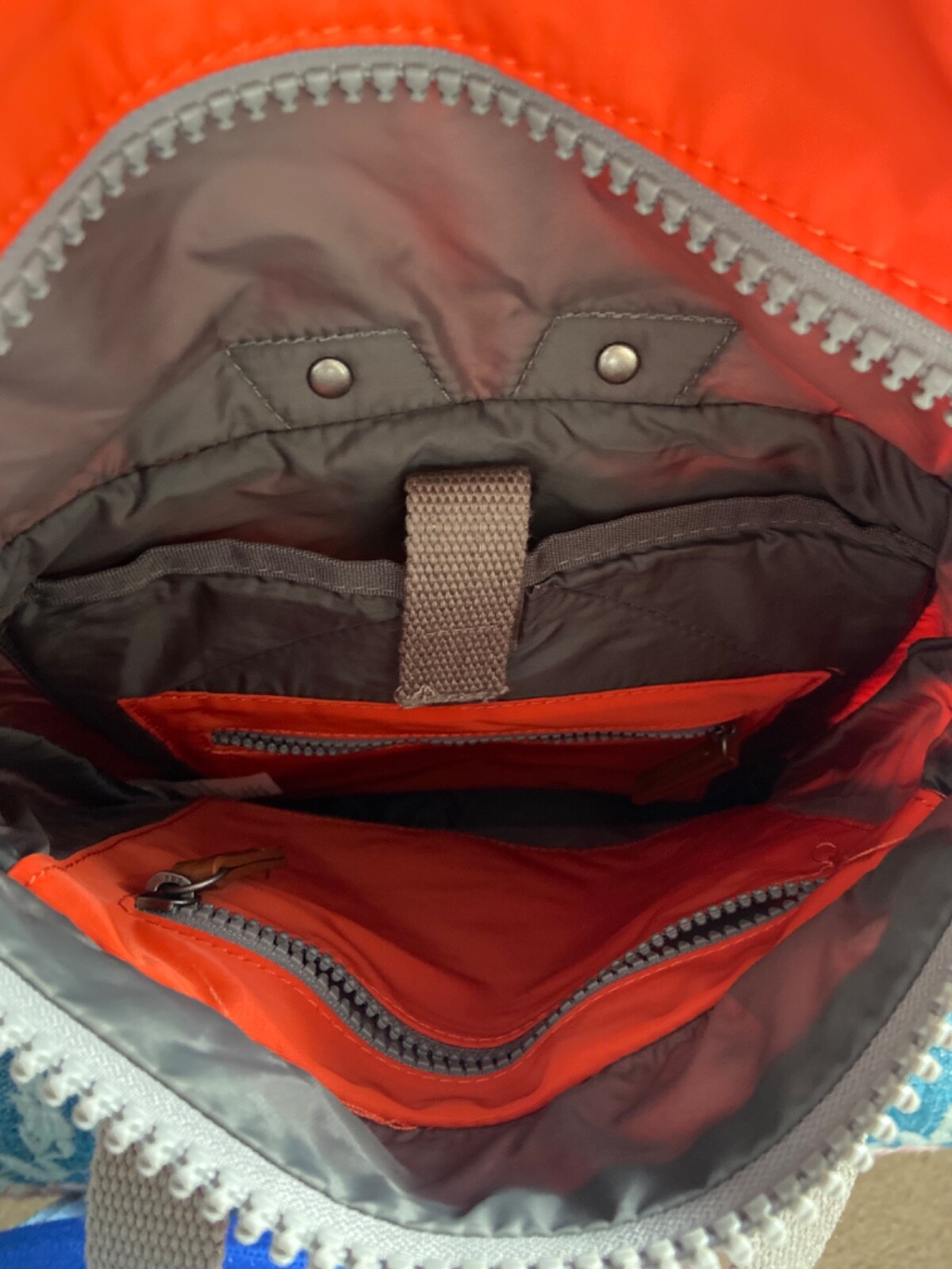 Roka backpack rucksack finchley canfield small burnt orange colour eBay