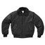 Men's MA2 Bomber Jacket – Military Style, Padded, Faux Fur Collar (Navy/Black) - View #2