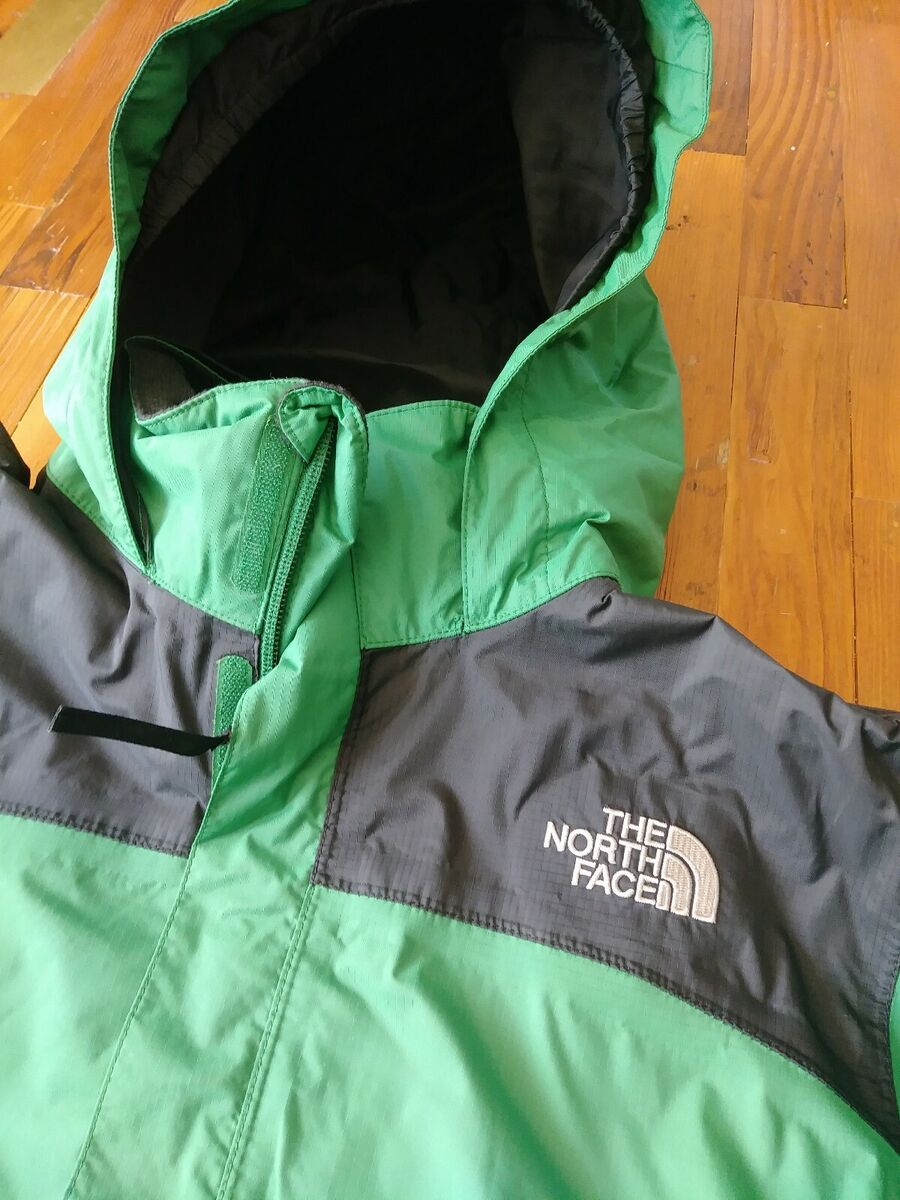 The North Face Hyvent Green Rain Windbreaker Jacket Coat The North Face Hyvent Green Rain Windbreaker Jacket Coat