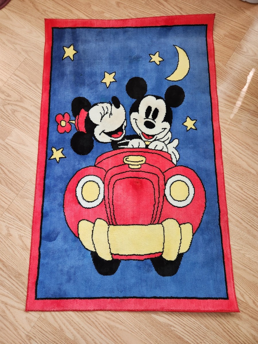 Mickey & Minnie Couristan R00-Mates Rug, drinving a car | eBay