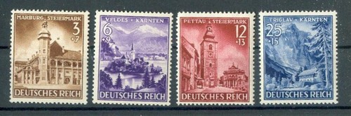 DR-3.REICH STYRIA 806/9 LUXURIOUS ** MNH MINT SET 20EUR (N0185