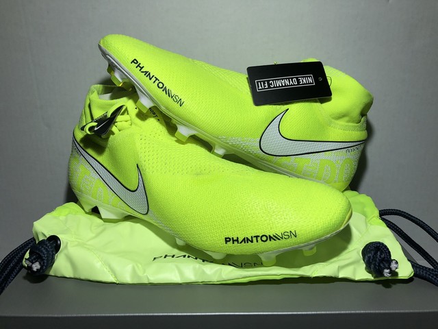 Nike Phantom VSN Elite DF FG Volt Dynamic Fit Ghost Lace AO3262 717 Size 12 Mens | eBay