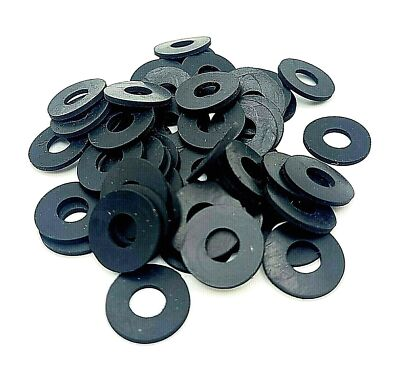 #ad 5 16quot; ID Rubber Flat Washers 3 4quot; OD Seal 1 16quot; Thick Gasket 5 16 x 3 4 x 1 16 $13.59