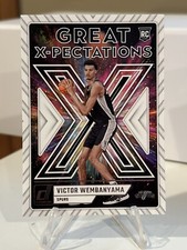 2023 Donruss Basketball Victor Wembanyama Great X-Pectations Rookie Card #10