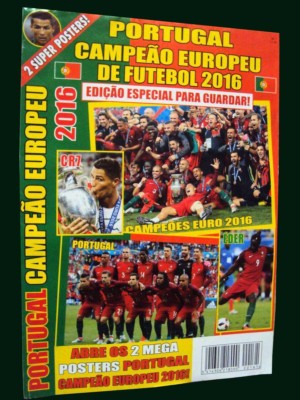 Portugal Uefa Euro Champion 16 Cristiano Ronaldo Magazine Poster Ebay