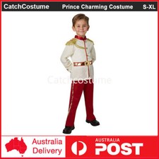 Kids Prince Charming Cosplay Costume Boys Child Royal Fairy Tale Halloween Suit
