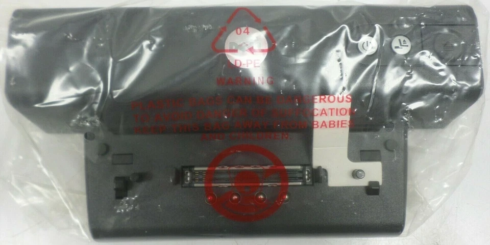 Replicador de puertos de estación de acoplamiento Dell Latitude PR01X 2U444 para D630 D830 D620 OEM Foto 2 de 4