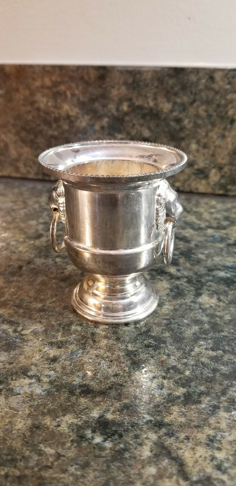 Vintage Eales 1779 Silver Plate Mini Champagne Bucket / Toothpick