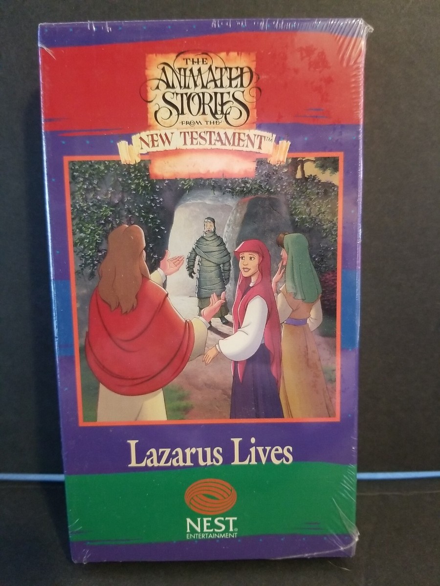 Lazarus Lives [VHS Tape] Animated Stories From the New Testament