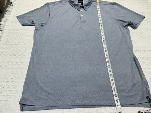 Kenneth Cole Golf Polo Shirt Men’s XL XLarge Blue Casual Short Sleeve - Picture 6 of 8
