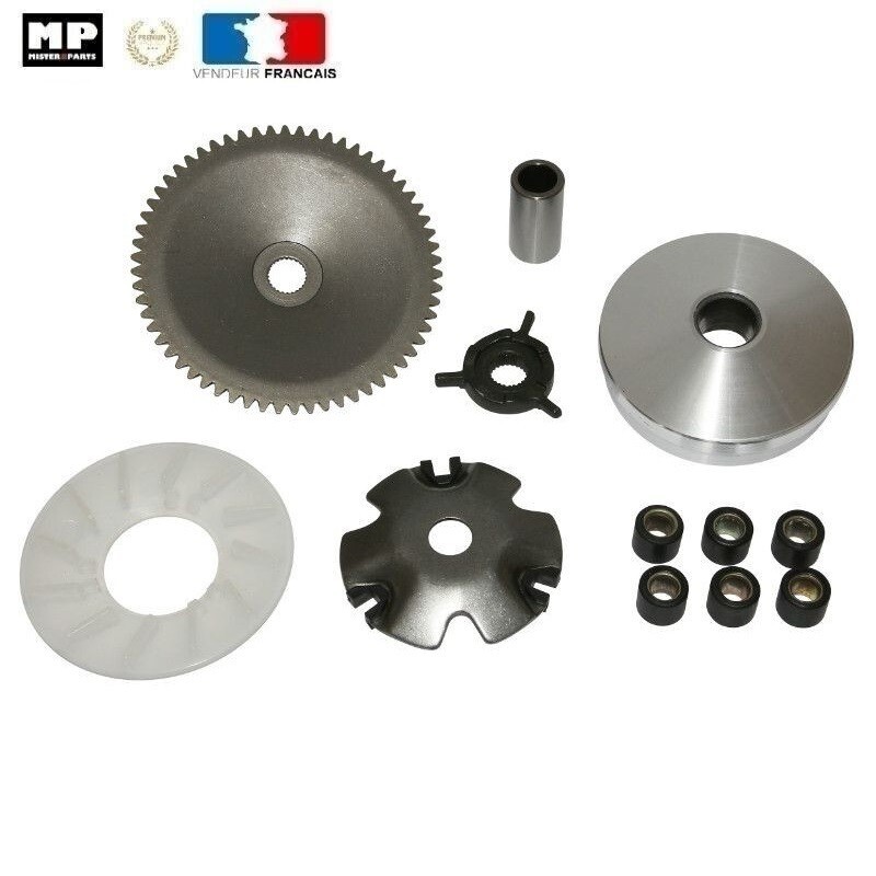 Variateur complet Peugeot Kisbee 50 4T Norauto Razzo 50 4T kit transmission