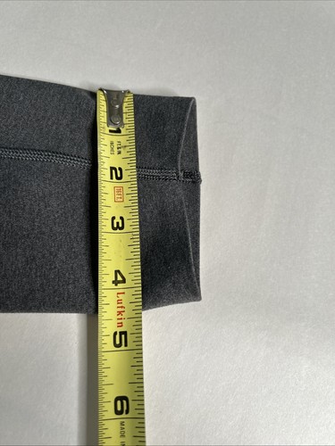 Uniqlo AIRism Soft Dry Cool Leggings Gray Pull On Large Athletic Yoga Base Layer - Picture 10 of 11
