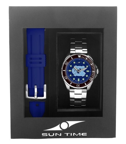 Sun Time Men's Licensed Collegiate Contender Watch Gift Set (Pick Your Team) - Picture 131 of 210