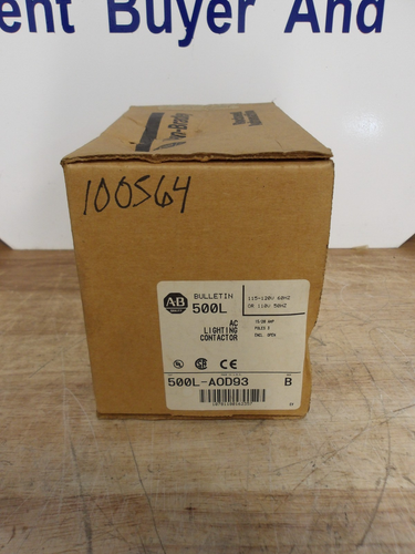 Allen Bradley 500L-A0D93 AC Beleuchtungsschütz, #4281047G Neu im Karton - Bild 11 von 12