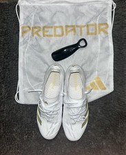 Adidas Predator 24 Elite LL FG White/gold Soc...