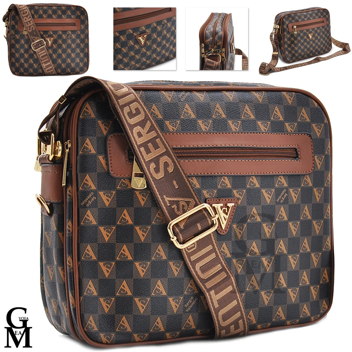 signed bag VALENTINO FIRENZE daily zip women FANTASY written shoulder strap