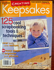 Creating Keepsakes Magazine - March 2003 - Vintage  NLA - NEW 