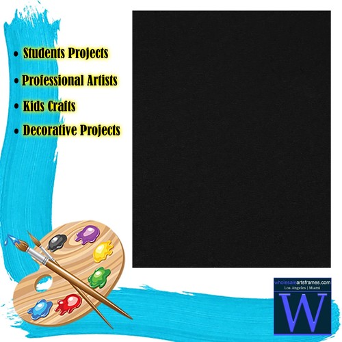 Artist Canvas Panels Boards White Black 4x4 8x10 9x12 11x14 16x20 18x24 24x36 - Picture 9 of 124