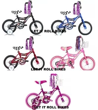 12" Kid's Beginner Bicycle for 2-4 Years Old Boys' and Girls' Bike EVA Tire