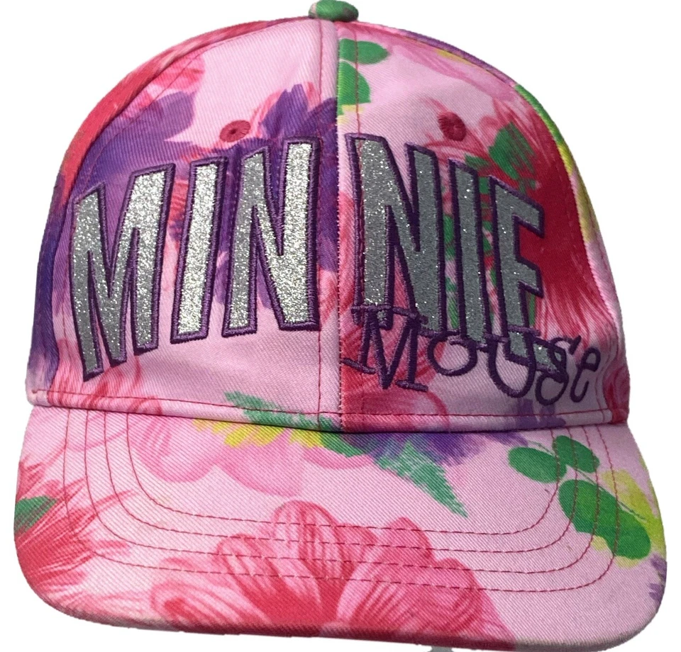 Disney Parks ~ Minnie Mouse девочек регулируемая шляпа ~ розовый бейсбольная кепка ECU - Изображение 3 из 4