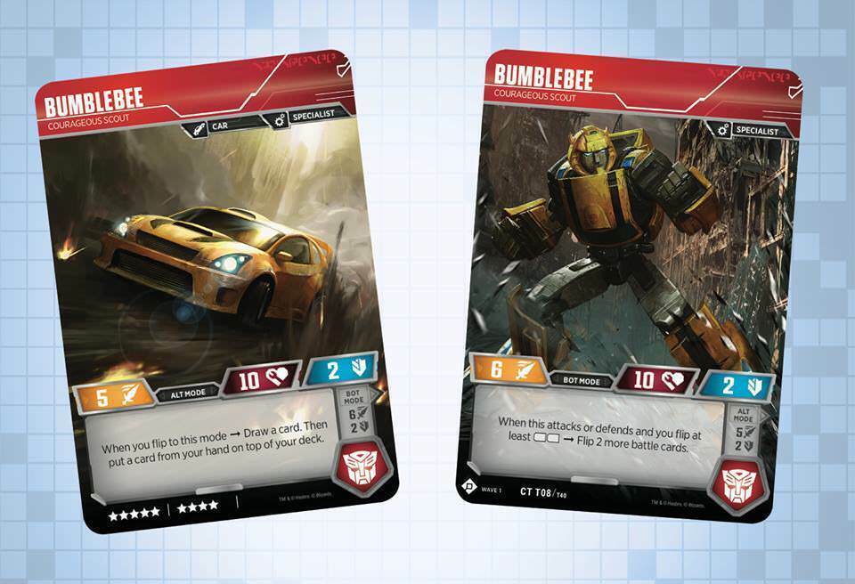 Transformers TCG Bumblebee Courageous Scout - Character Card Transformers TCG Bumblebee Courageous Scout - Character Card