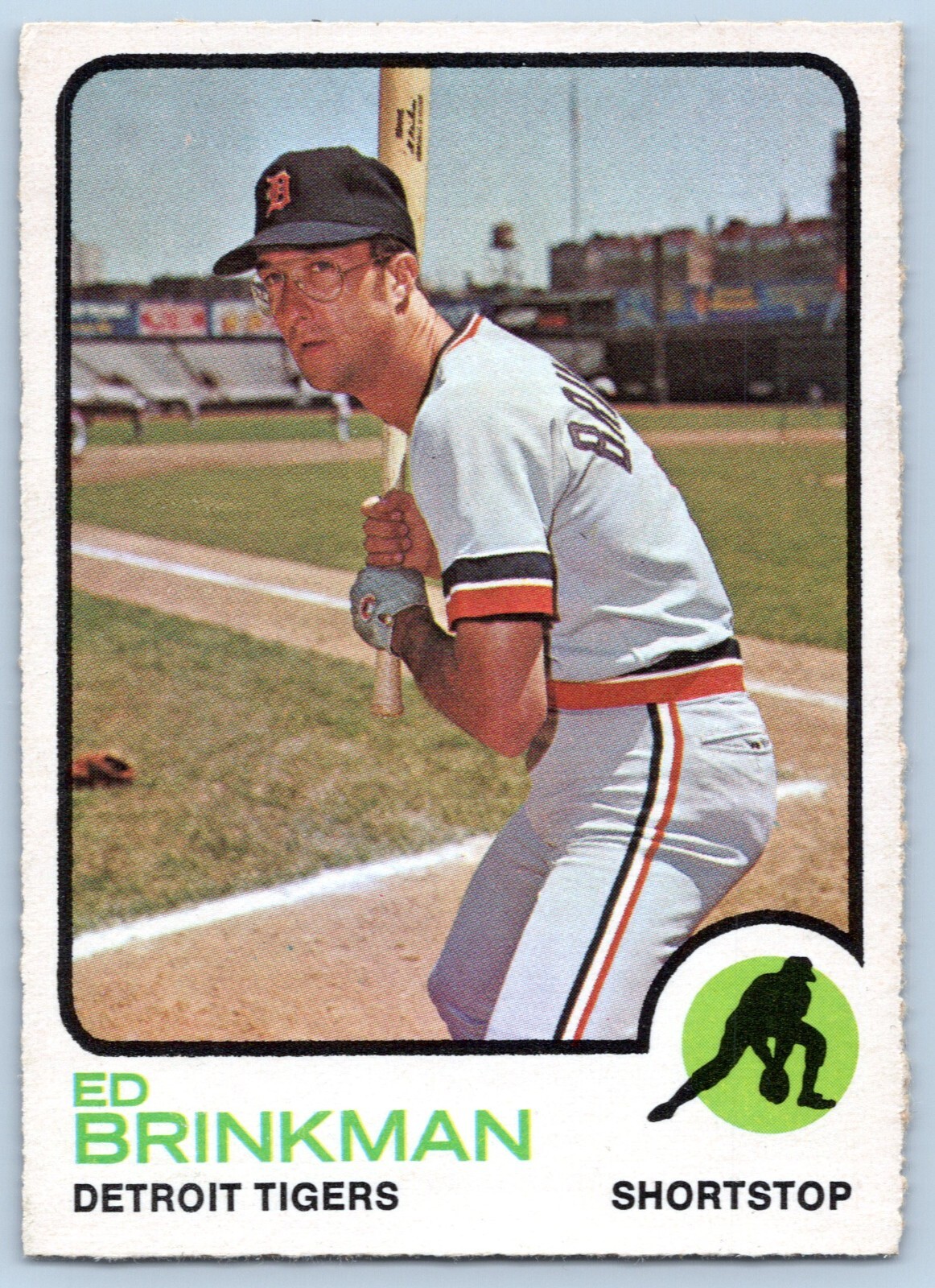 ED BRINKMAN 1973 O-PEE-CHEE 73 NO 5 EX               51320