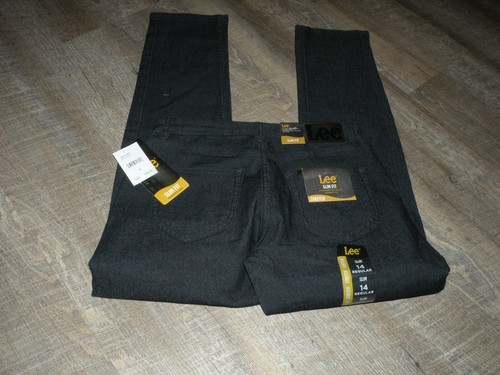 Lee Boy's Slim Fit Stretch Denim Jeans Size 14 Regular NWT - Picture 2 of 3
