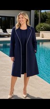 TRAJE DE VESTIR LESUIT/AZUL MARINO/TALLA 12/NUEVO CON ETIQUETA/AL POR MENOR $260/FORRADO/AZUL MARINO