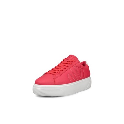 ECCO WOMEN'S 38 STREET PLATFORM TEABERRY/DELICACY PINK WHITE NIB 21960361076