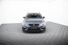 Maxton Design Frontlippe V.6 passend für Seat Leon CUPRA / FR Mk3 FL schwarz Hoc