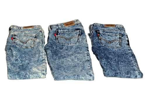 Levi’s Girls Jeans Lot – 3 Skinny Pairs Sizes 8 & 10 – Back-to-School Bundle