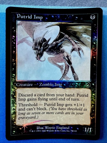 PUTRID IMP 77/143 Foil - Torment - Magic The Gathering 2002