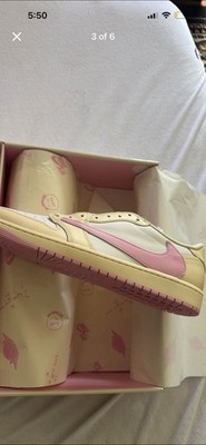 Nike Air Jordan 1 Low OG Travis Scott Muslin Shy Pink