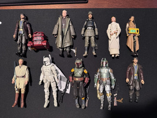 Hasbro Star Wars Black Series 6" Lot: Andor Bix RotS Obi wan Boba Fett