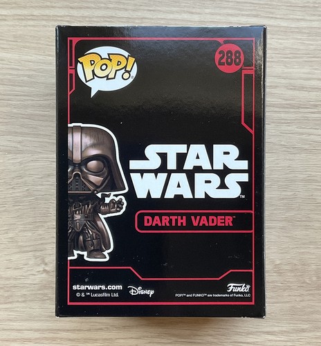 Funko Pop Star Wars Darth Vader Bronze Metallic #288 + Free Protector - Picture 3 of 6