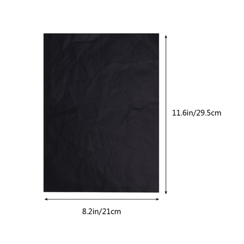 100 szt. Papier transferowy Papier śladowy Grafit Papier węglowy Malarstwo Carbon - Zdjęcie 5 z 12