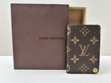 Autentica Louis Vuitton LV Monogram Porta Carte Pressione Credito
