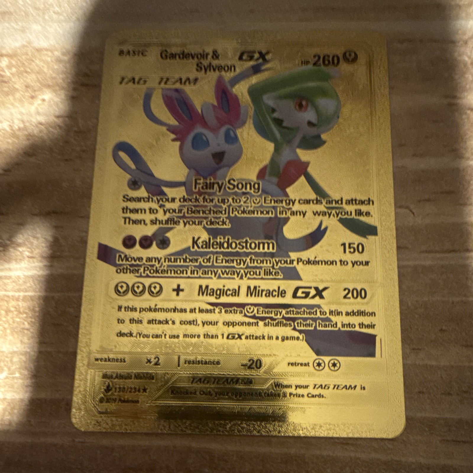 The Pokémon Company Gardevoir & Sylveon GX 130/214 Unbroken Bonds Full Art Holo