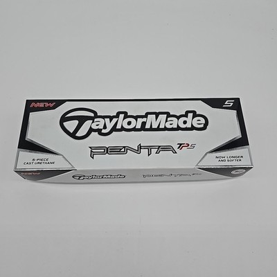1 Box TaylorMade Penta TP5 Golf Balls Dozen 12 Balls Color: White