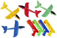 Air Foam Airplane & Shooter | Soft Foam Plane Toy | Interactive Launching Gift
