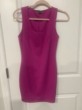 Forever 21 Magenta Mini sundress Small Style 30187936 w/Flaws