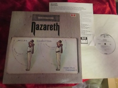 Nazareth - Exercises (1972) USA PROMO LP  W.B.  BS 2639 (FOC=Klappcover)+ Insert