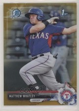 2017 Bowman Draft Chrome Gold Refractor 32/50 Matthew Whatley #BDC-121 0g8o