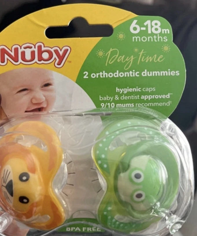 Nuby 6-18m Daytime Orthodontic Dummies