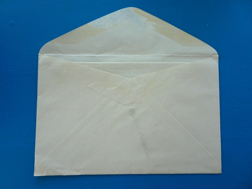 Farley FDC 835 Williamsburg 1938 Official Postmaster Stationery SIGNED Enclosure - Image 2 of 4