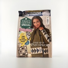 Today  s Quilter Magazine 3-in-1 Pack Quilting Stencil Pattern Patchwork As Is