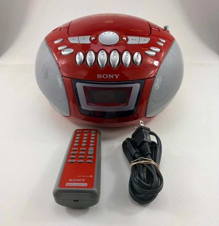 CD/USB/SD/FM(SONY)✴人気商品✴ 25+ Sony Red Portable Boomboxes for sale | Updated Oct 2026