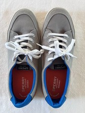 SPERRY Top-Siders Memory Foam Washable Sneakers Women's Size 6 Gray