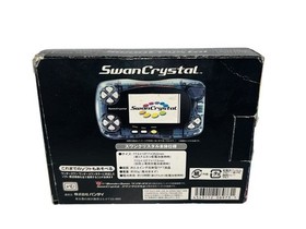 Swan Crystal WonderSwan Clear Black JAPAN Bandai BOX Instruction